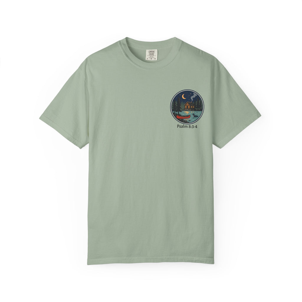 Camping Nights T-Shirt — 'Campfire & Stars' Vintage Outdoor Tee