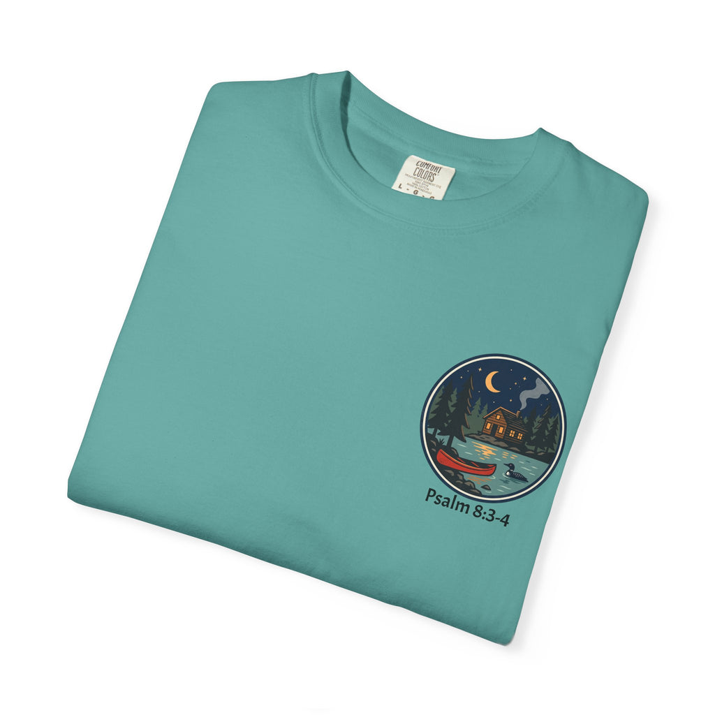 Camping Nights T-Shirt — 'Campfire & Stars' Vintage Outdoor Tee
