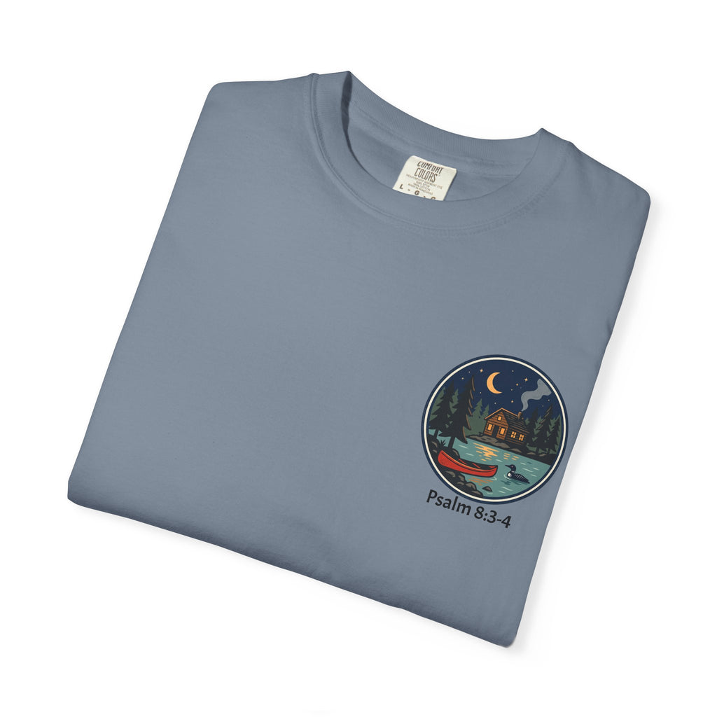 Camping Nights T-Shirt — 'Campfire & Stars' Vintage Outdoor Tee
